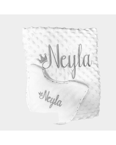 Couverture et bavoir «  Neyla »