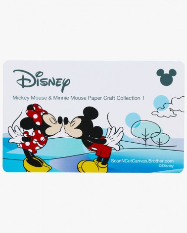 Collection de créations en papier « Mickey et Minnie » CADSNP01