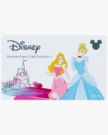 Collection de créations en papier Princesses de Disney CADSNP02