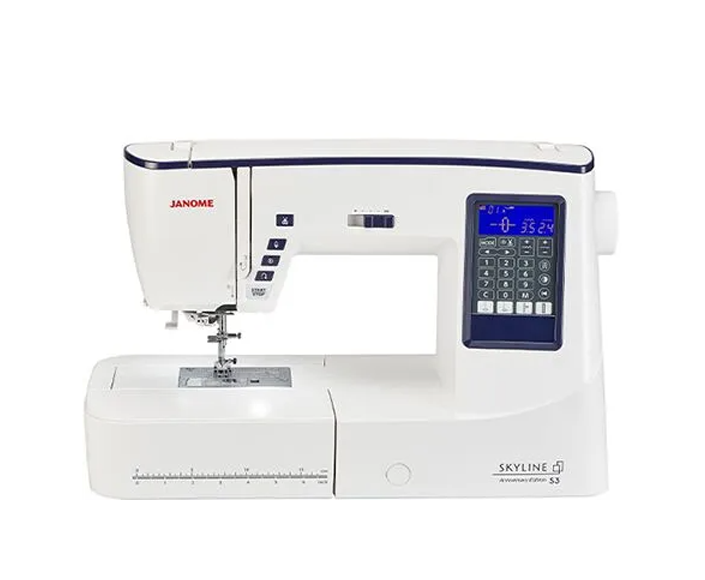 Machine à coudre Janome Skyline S3 édition anniversaire