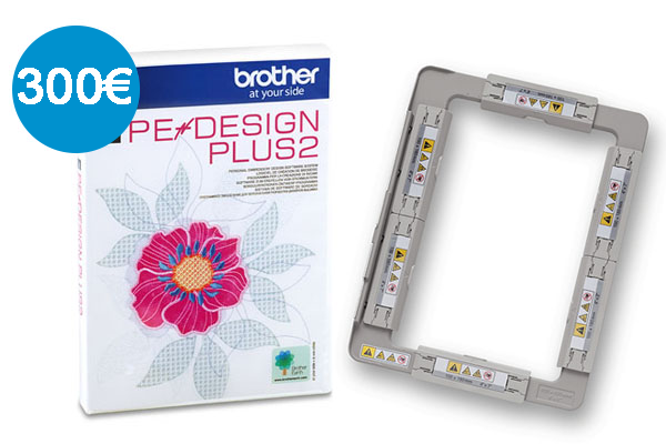 cadre à broder magnétique et ogiciel Pe-Design Plus 2