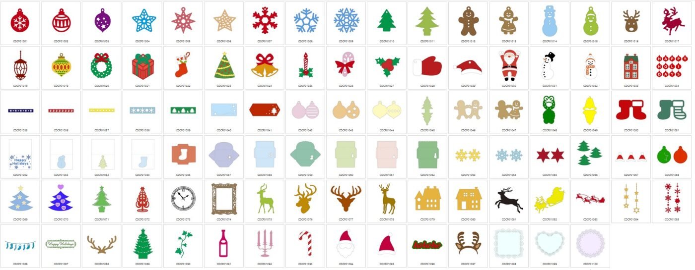 CACDCP01 Collection Décorations de Noël