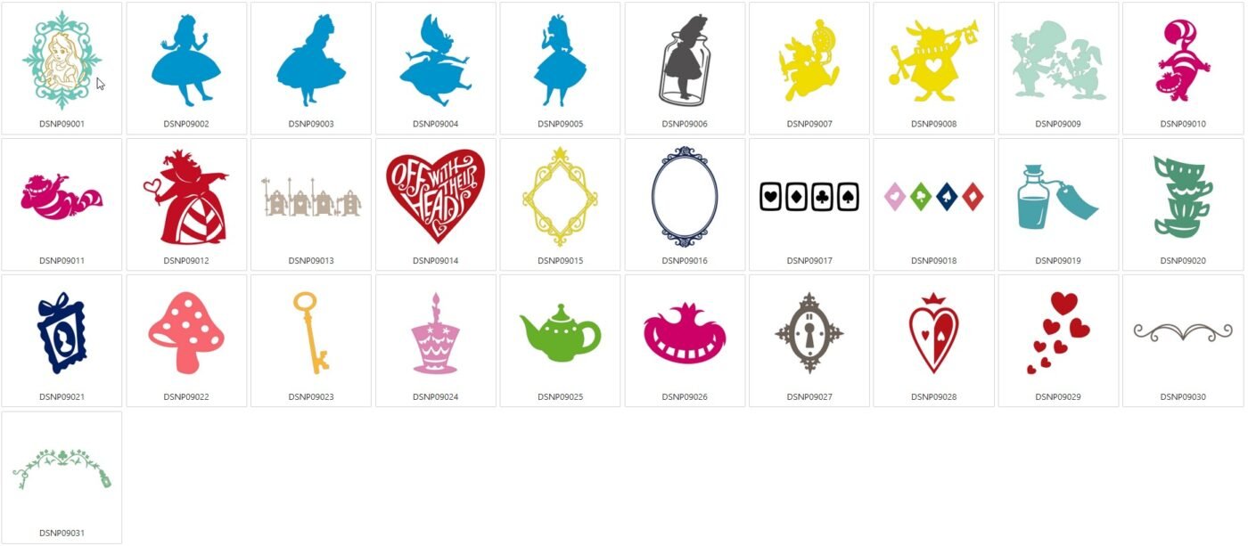 CADSNP09 Collection Disney Alice au Pays des Merveilles