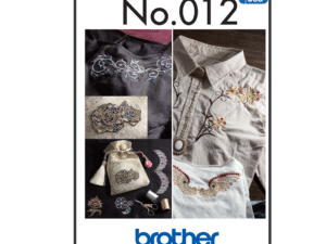 Collection de motifs de broderie n° 12 BLECUSB12