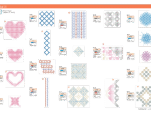 Alternative view of Collection de motifs de broderie n° 14 BLECUSB14