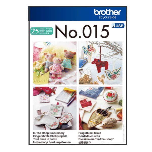 Collection de motifs de broderie n° 15 BLECUSB15