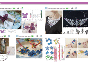 Alternative view of Collection de motifs de broderie n° 1 BLECUSB1