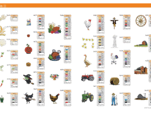 Alternative view of Collection de motifs de broderie n° 6 BLECUSB6