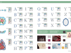 Alternative view of Collection de motifs de broderie n° 8 BLECUSB8