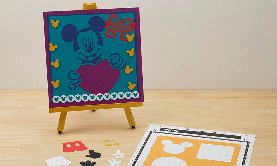 Collection de créations en papier « Mickey et Minnie » CADSNP01 – Image 5