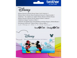 Collection de créations en papier « Mickey et Minnie » CADSNP01