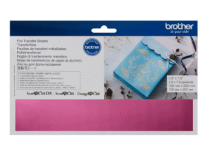 Feuilles de transfert métallisées couleur Rose CAFTSPNK1 pour ScanNCut