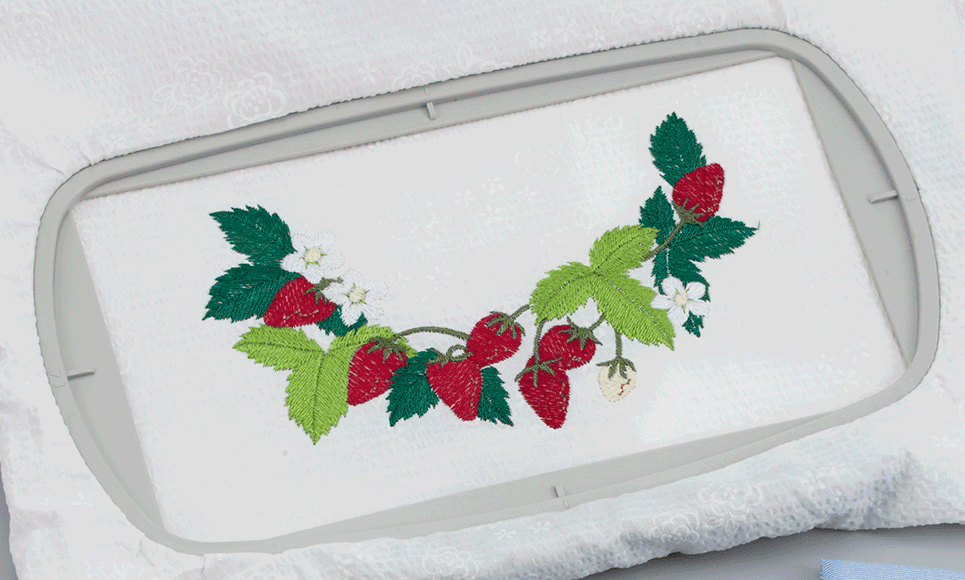 EF71 Cadre de broderie 17 x 10 cm