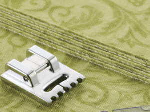 Pied 5 nervures pour plis cousus 7 mm F069