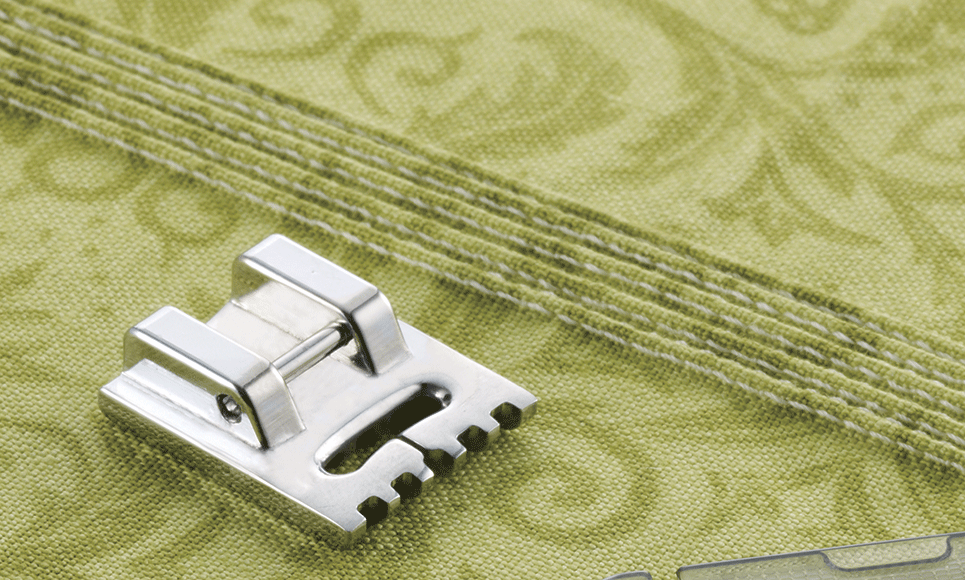 Pied 5 nervures pour plis cousus 7 mm F069