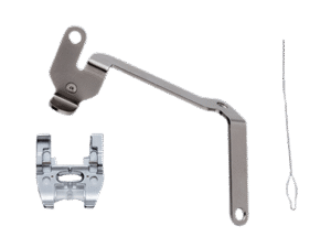 Semelle pour fil couché F074 adaptable sur le pied à double entraînement motorisé DF1