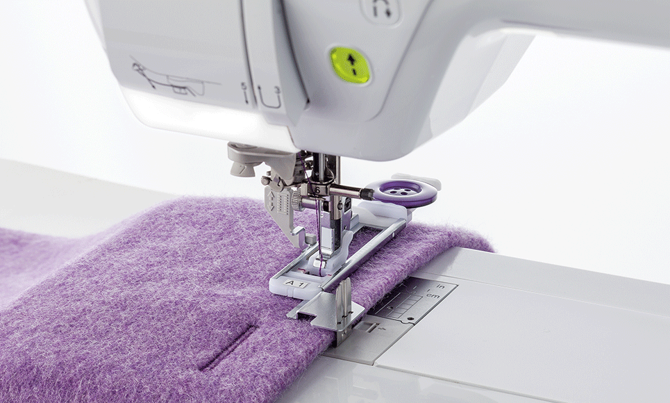 Pied boutonnière A1 avec plaque stabilisatrice en métal F083