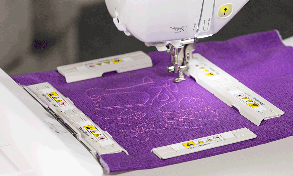 Cadre à broder magnétique MF180N pour série F (180 x 100 mm) – Image 2