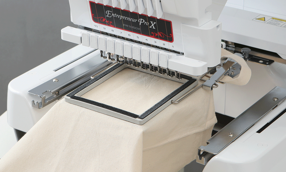 Cadre à broder à clip M avec bras D 100 x 100 mm PRCLP100B – Image 2