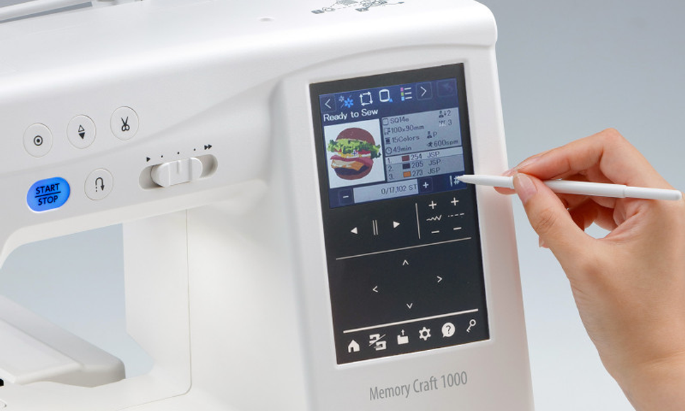 Machine à coudre et à broder JANOME Memory Craft 1000