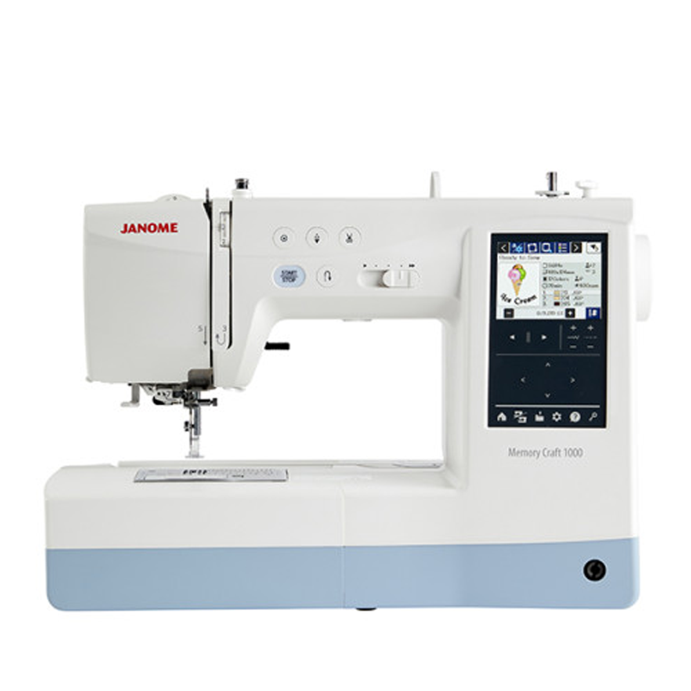 Machine à coudre et à broder JANOME Memory Craft 1000