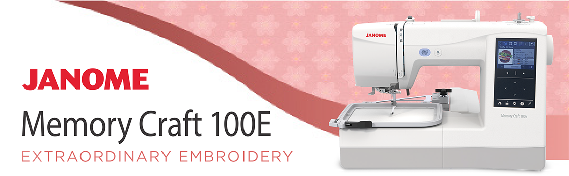 Machine à broder JANOME Memory Craft 100E