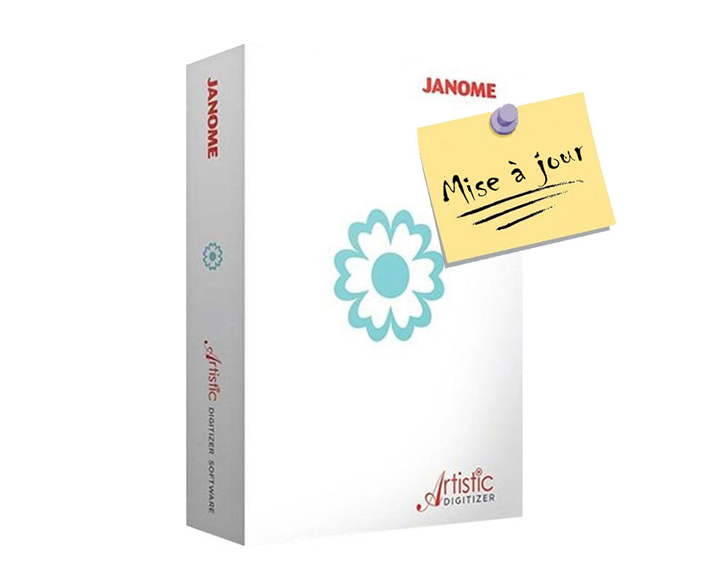 Mise à jour logiciel de broderie Artistic Digitizer Junior