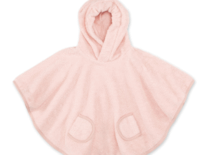 Poncho 9-36m Terry Blush