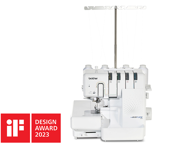 Surjeteuse Airflow 3000 avec système automatique d’enfilage à air