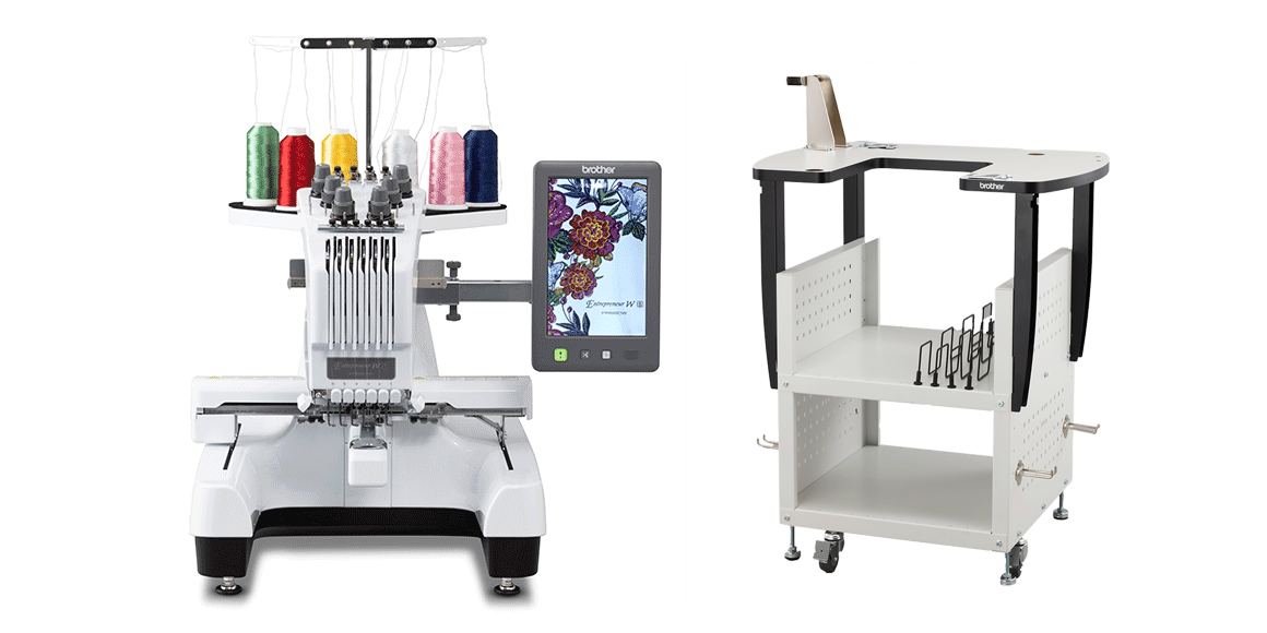 Promo PR680W Machine à broder 6 aiguilles