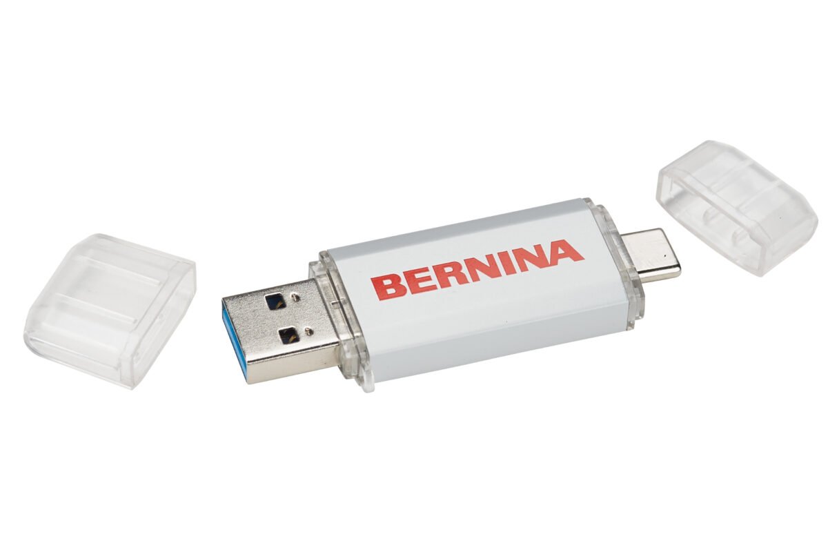 La clé USB BERNINA – pour un échange mobile des données