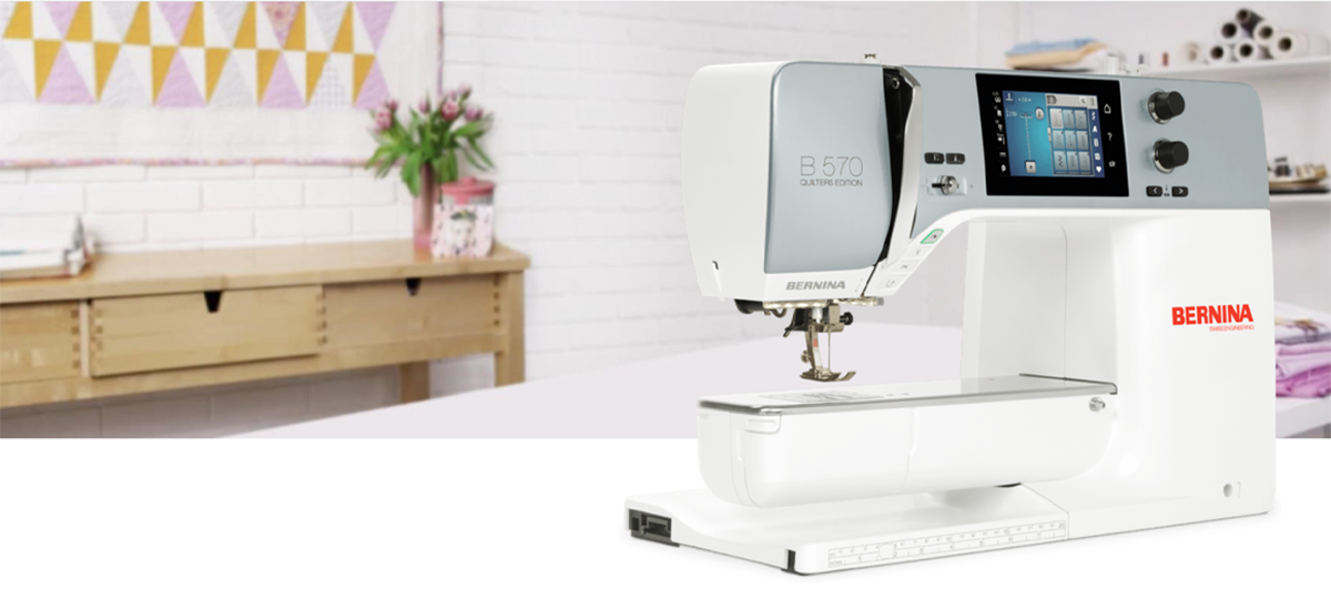 Machine à coudre et à broder Bernina 570QE (9mm)