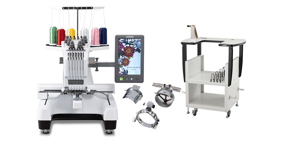 Promo PR680W Machine à broder 6 aiguilles