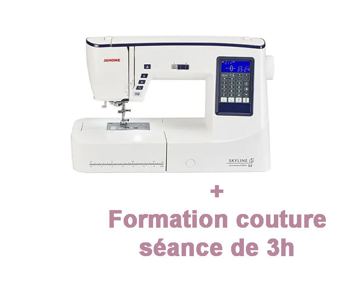 Promo Machine à coudre Janome Skyline S3 édition anniversaire
