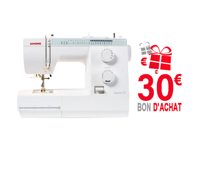 Promo Machine à coudre Janome Sewist 721