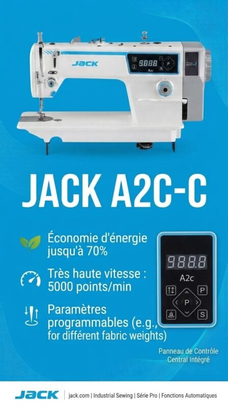 Jack A2C | Machine Industrielle Coupe-Fil 5000 pts/min