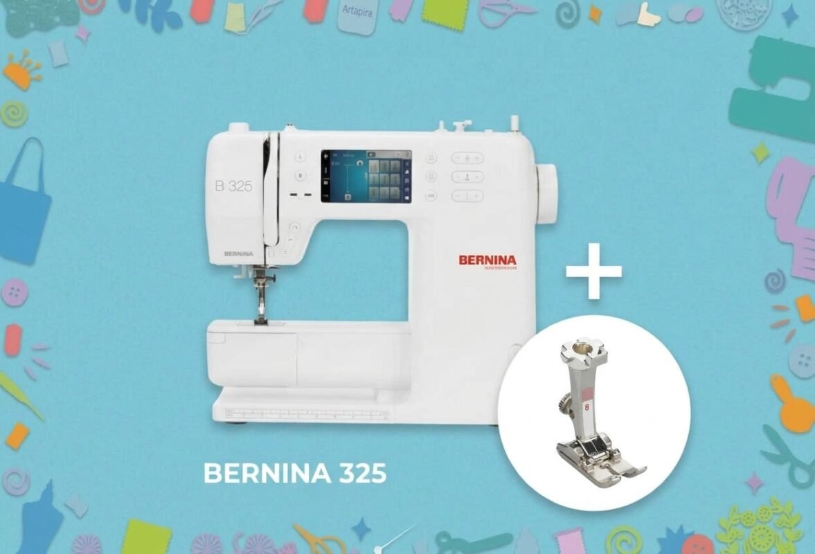 Promotion machine à coudre Bernina 325 Pied pour point droit, jeans #8 Bernina offert - Jebrode