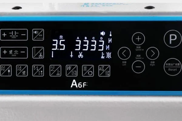 Longueur de point numérique machine à coudre industrielle jack-a6fe