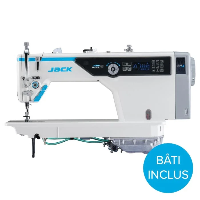 Machine à Coudre Industrielle Jack A5E-B + Bâti | JeBrode.be