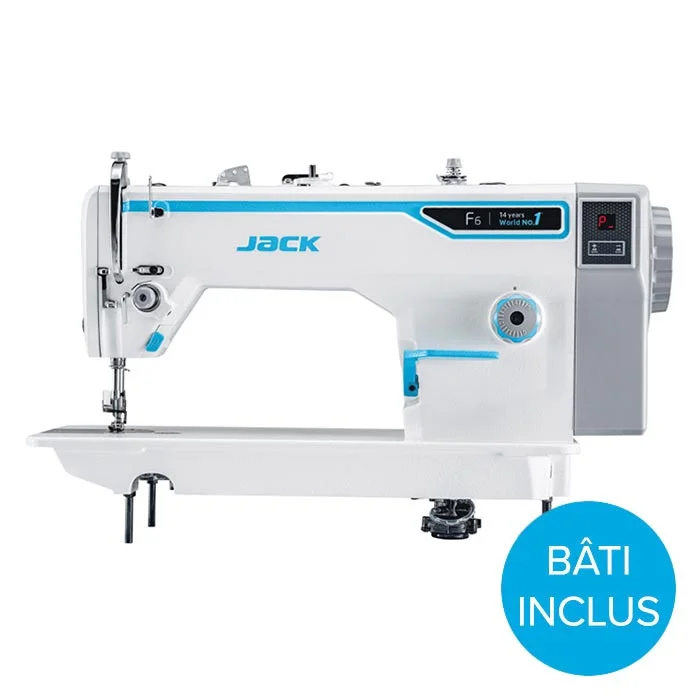 Machine à Coudre Industrielle Jack F6 + Bâti | JeBrode.be