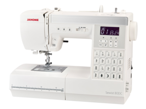 Machine à coudre électronique Janome Sewist 80DC chez JeBrode